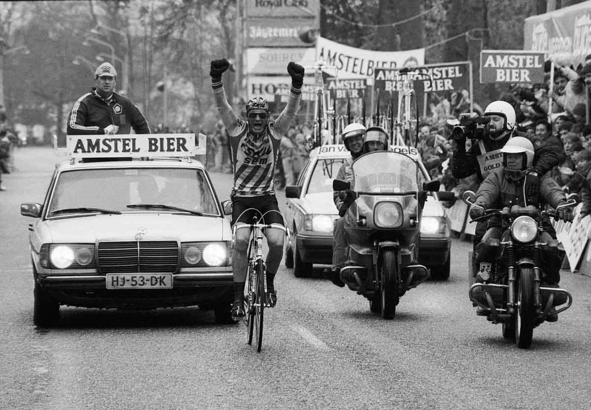 Sieger Gerrie KNETEMANN (Niederlande / Team Skil) - Amstel Gold Race - AmstelGoldRace 1985 Sieger Gerrie KNETEMANN (Niederlande / Team Skil) - Amstel Gold Race - AmstelGoldRace 1985