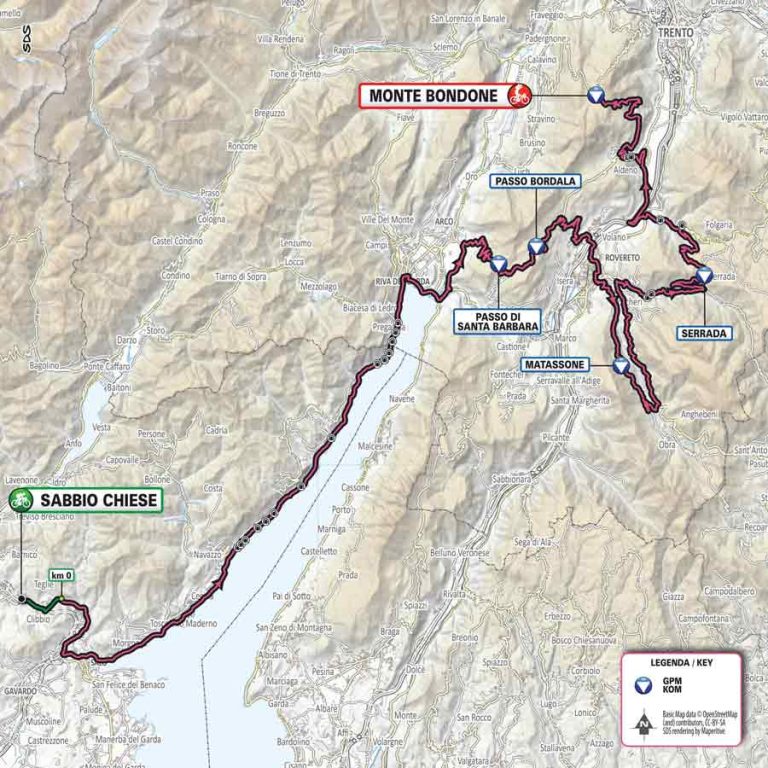 Giro d'Italia 2023 Strecke, Etappen, Profile und Karten der 106