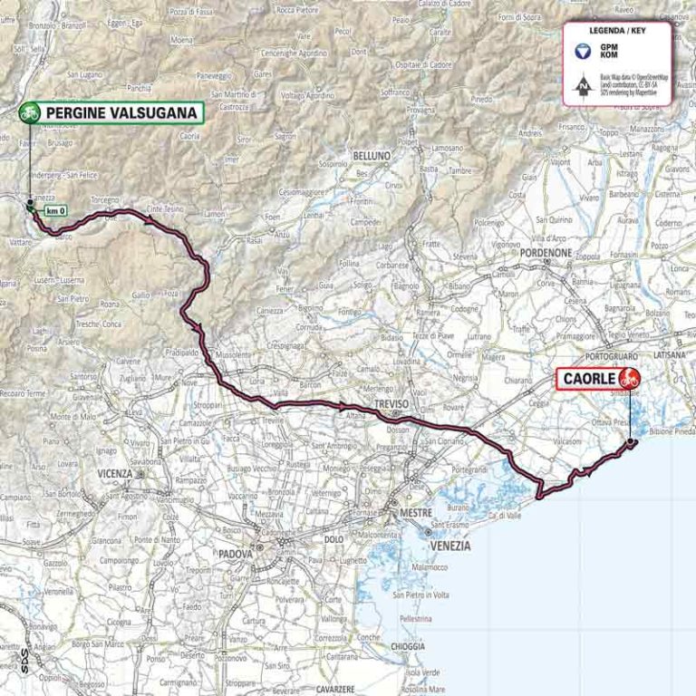 Giro d'Italia 2023 Strecke, Etappen, Profile und Karten der 106