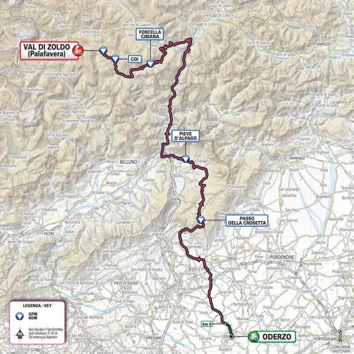 Giro d'Italia 2023 Strecke, Etappen, Profile und Karten der 106