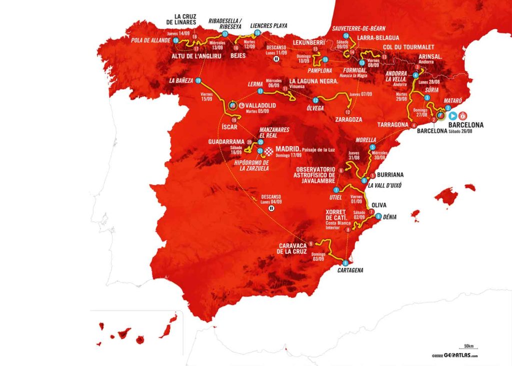 Vuelta Strecke Etappen Profile Der Spanien Rundfahrt Cyclingmagazine