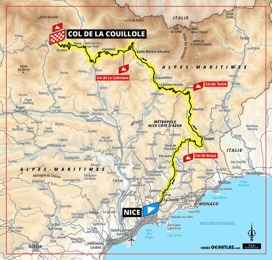 Parcours Etape 12 Tour De France 2024 Image to u