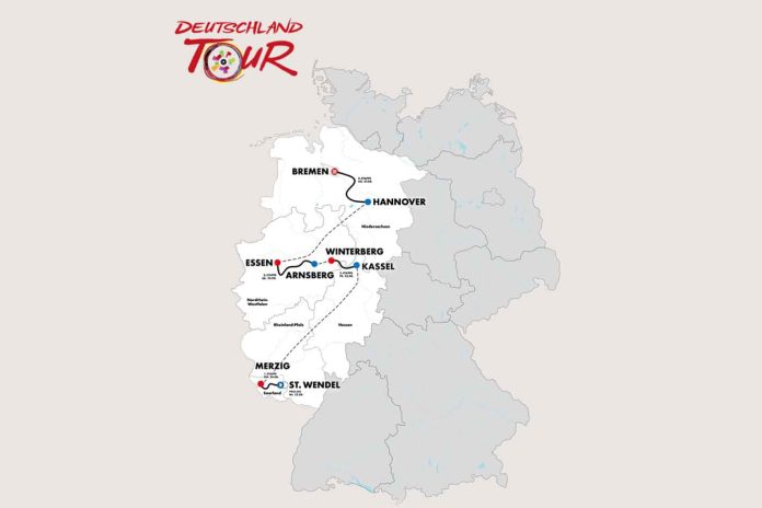 deutschland tour 2023 karte