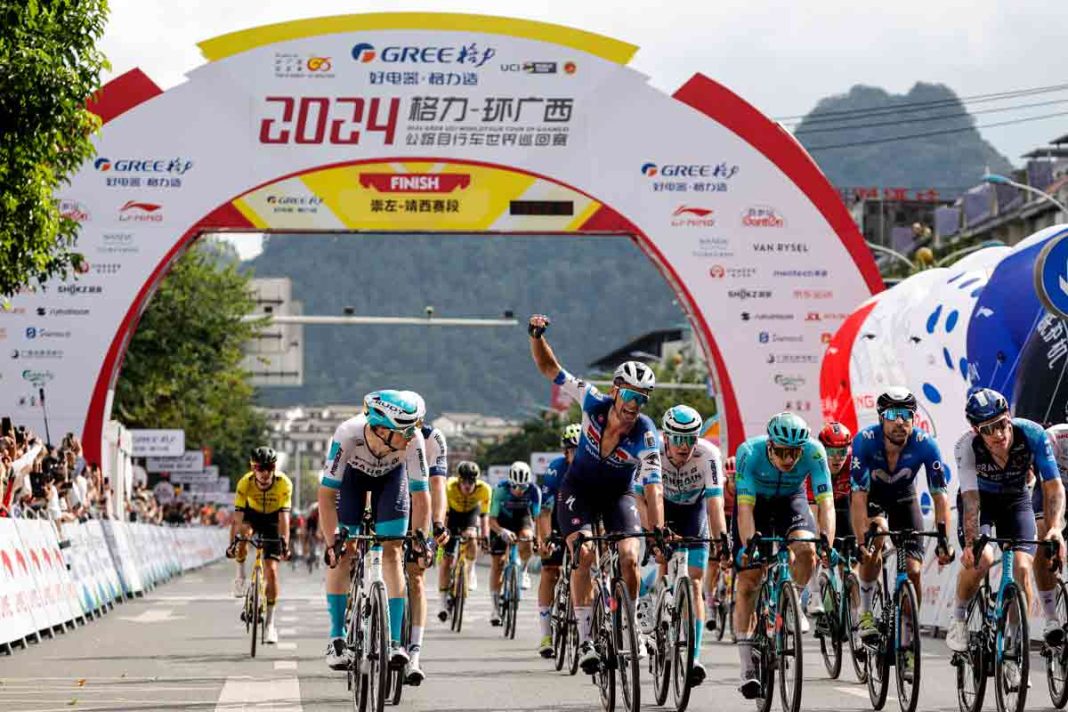 Tour of Guangxi 2024 Warre Vangheluwe gewinnt Etappe zwei vor Max